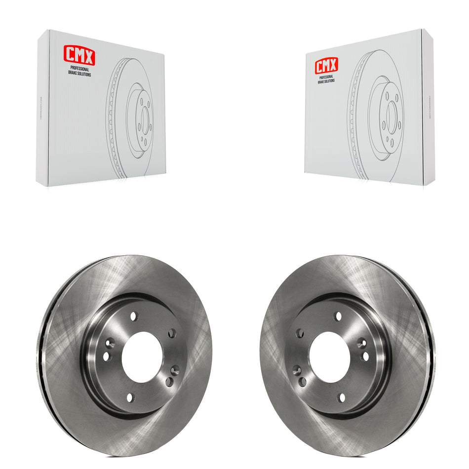 Front Disc Brake Rotors Pair For 2001-2006 Hyundai Santa Fe With 276mm Diameter Rotor K8-100345