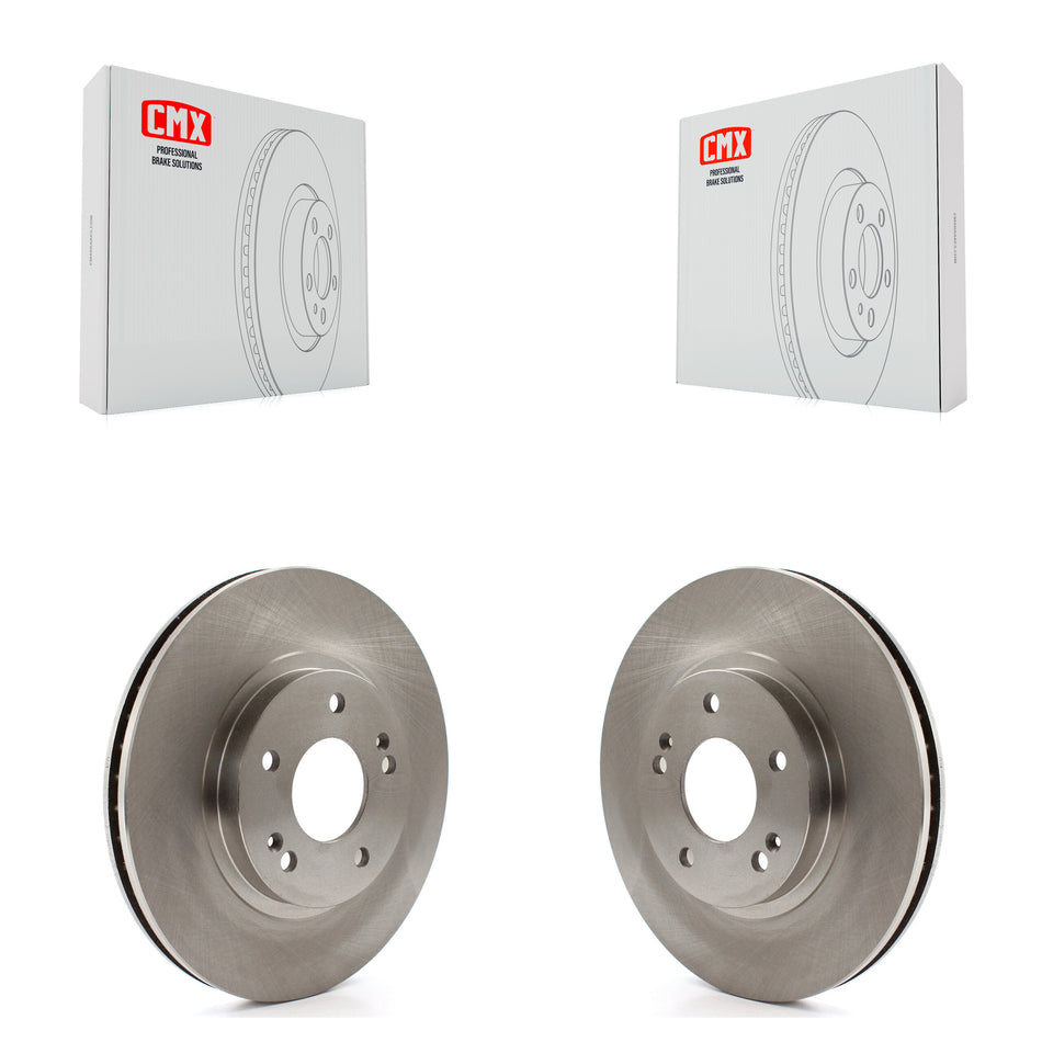 Front Disc Brake Rotors Pair For 2001-2006 Hyundai Santa Fe With 294mm Diameter Rotor K8-100346