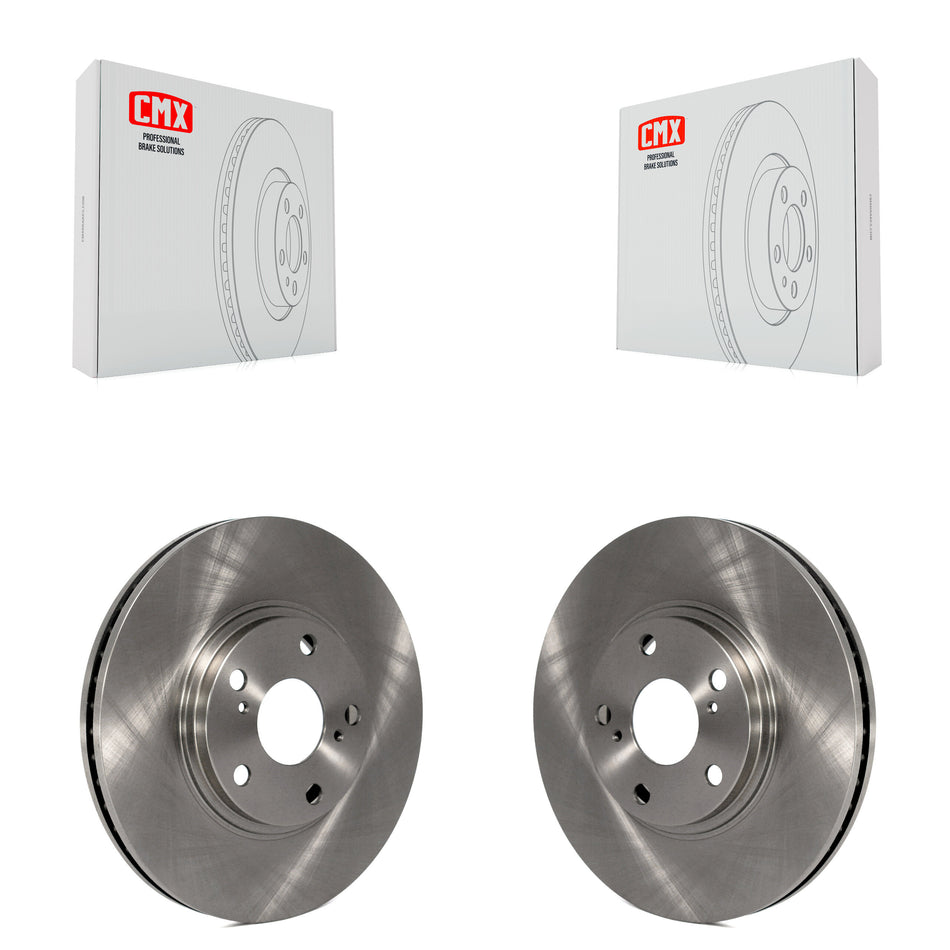 Front Disc Brake Rotors Pair For Toyota Highlander K8-100358