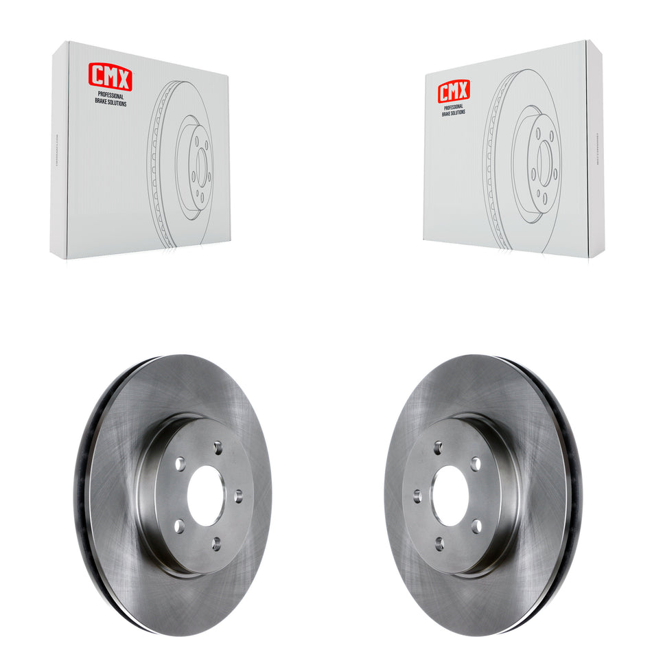 Front Disc Brake Rotors Pair For 2002-2008 Jaguar X-Type K8-100372