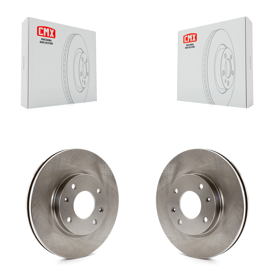 Front Disc Brake Rotors Pair For Hyundai Sonata Kia Optima Magentis K8-100391