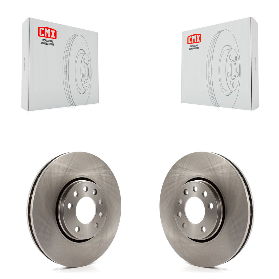 Front Disc Brake Rotors Pair For Saab 9-3 9-3X With 302mm Diameter Rotor K8-100393