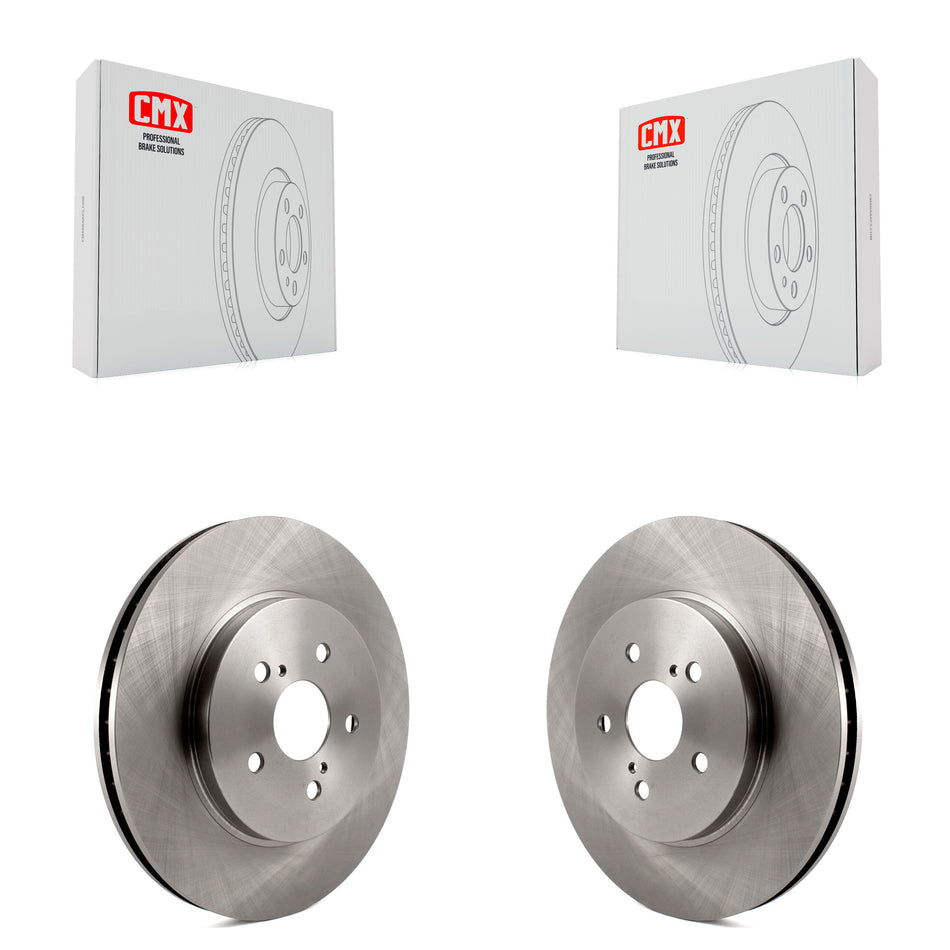 Front Disc Brake Rotors Pair For Lexus Toyota Highlander RX350 RX330 RX400h K8-100396