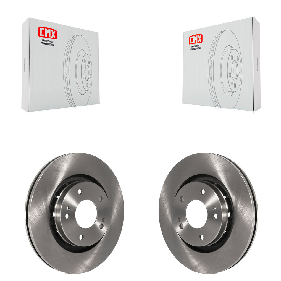 Front Disc Brake Rotors Pair For Mitsubishi Lancer Outlander PHEV K8-100399