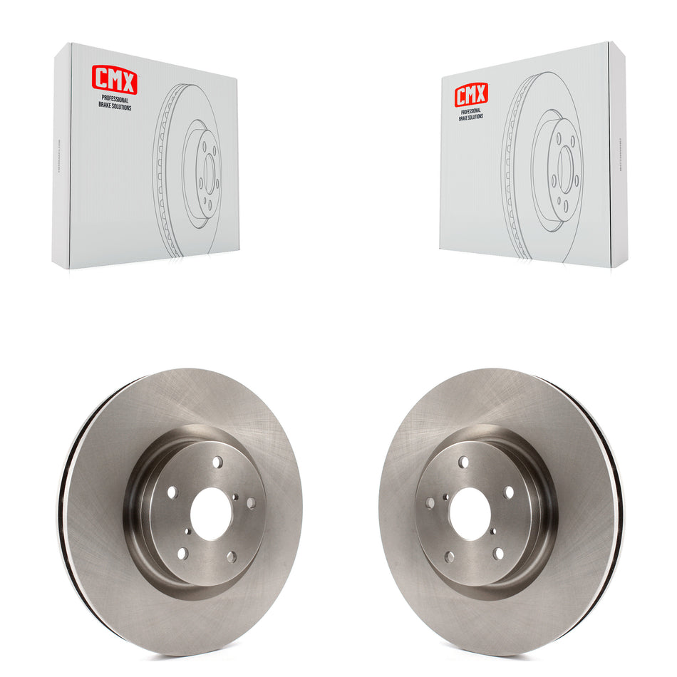 Front Disc Brake Rotors Pair For Subaru Impreza WRX STI K8-100401