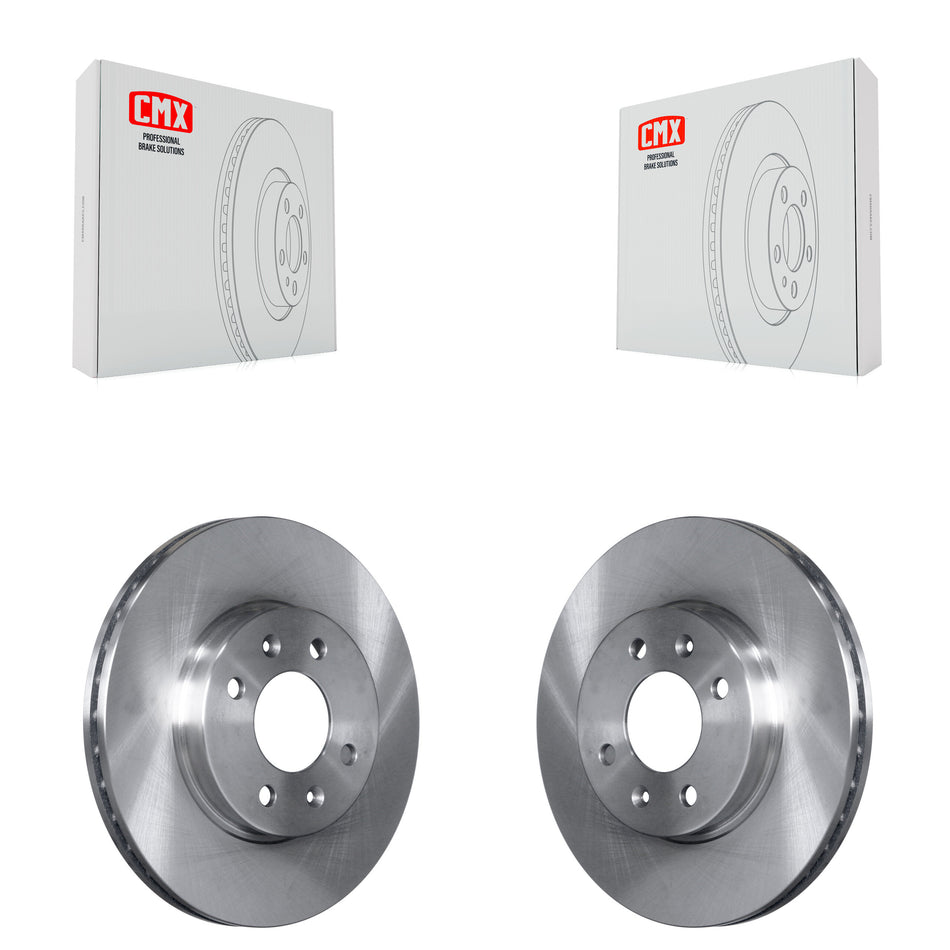 Front Disc Brake Rotors Pair For Hyundai Accent Kia Rio Rio5 K8-100416