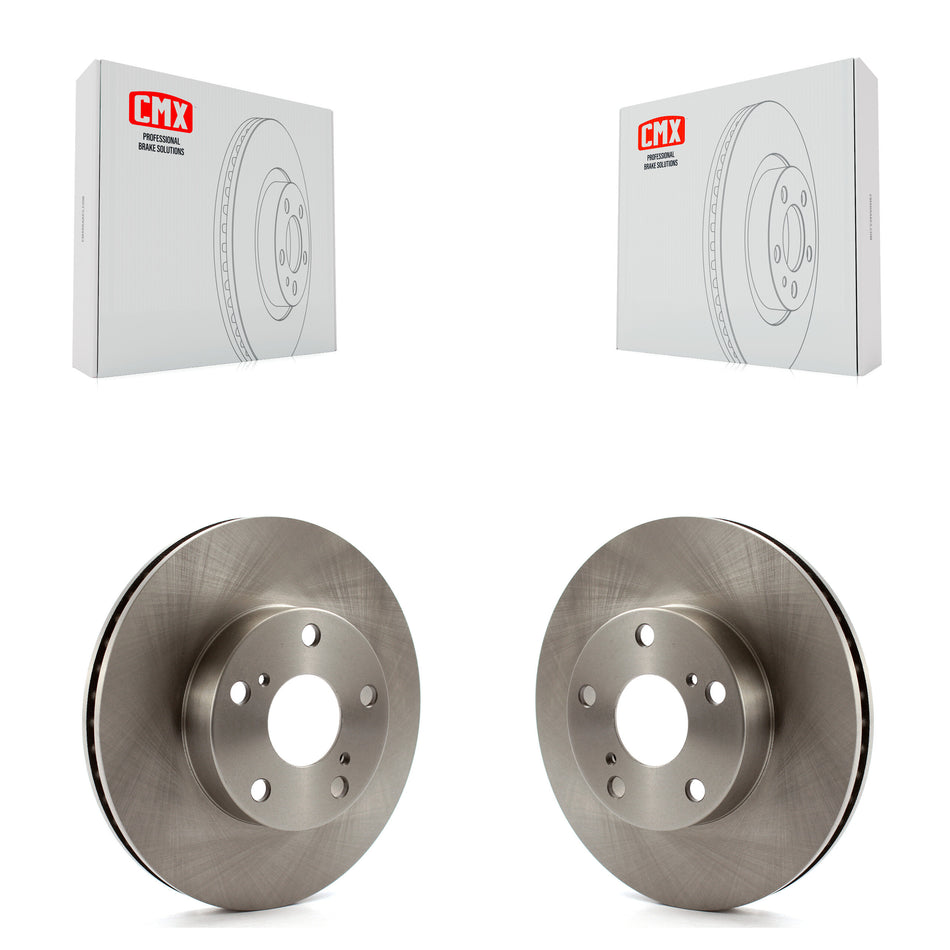 Front Disc Brake Rotors Pair For 2005-2015 Toyota Tacoma With 5 Lug Wheels K8-100420