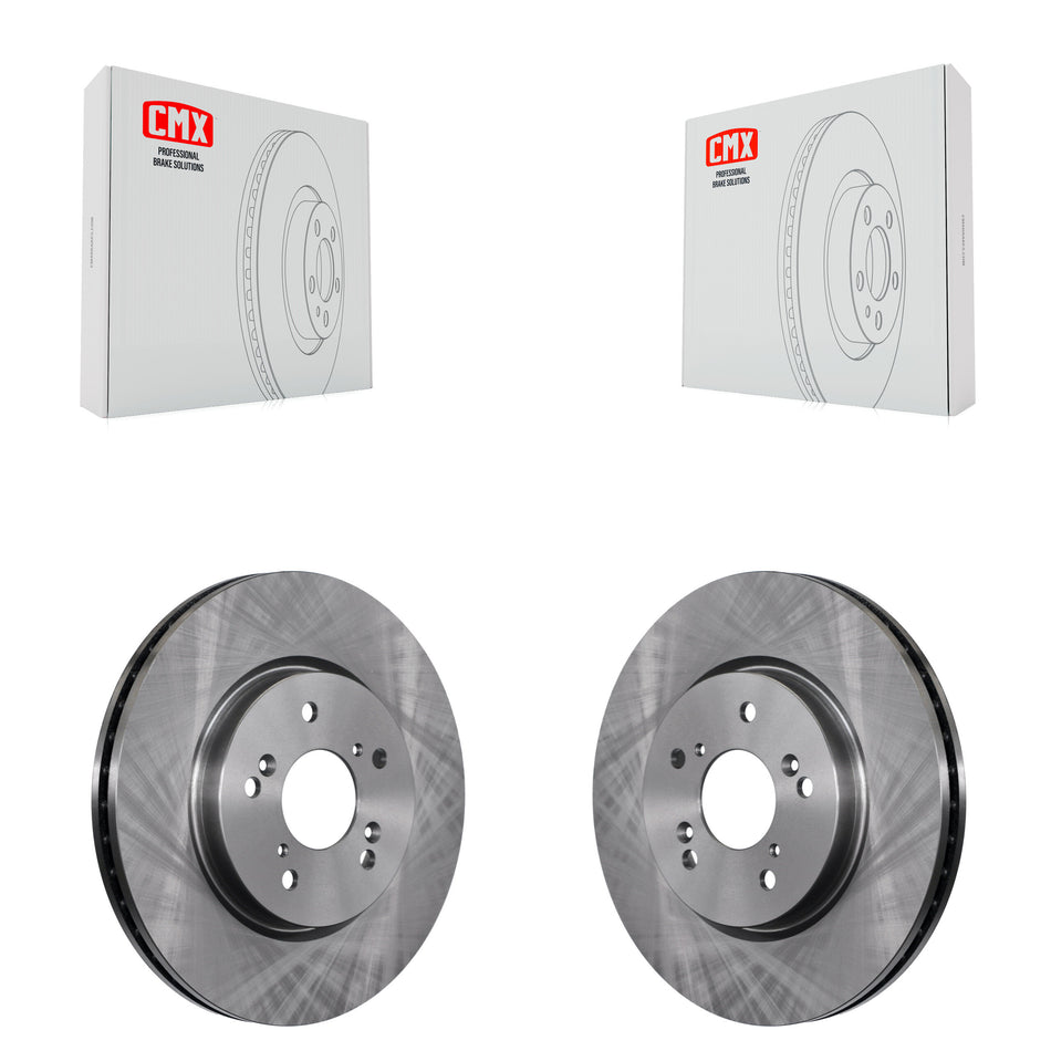 Front Disc Brake Rotors Pair For Honda CR-V Acura RDX Crosstour Accord K8-100436