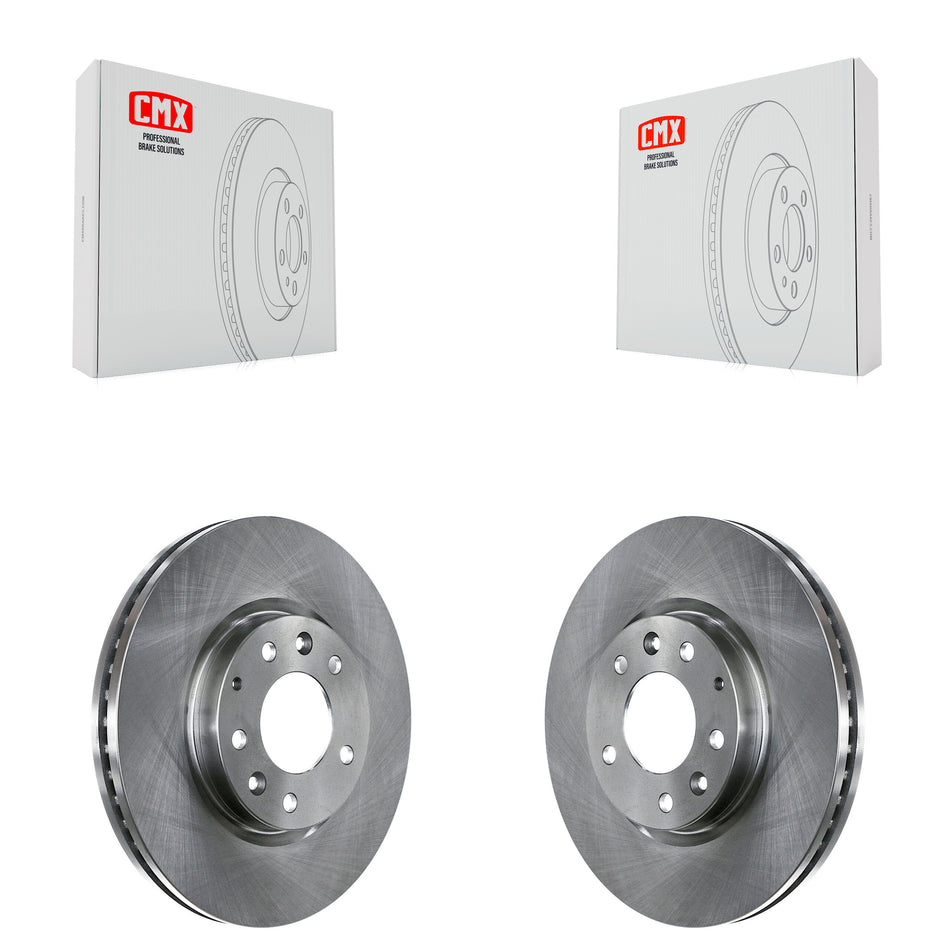 Front Disc Brake Rotors Pair For Ford Edge Mazda CX-7 Lincoln MKX K8-100439