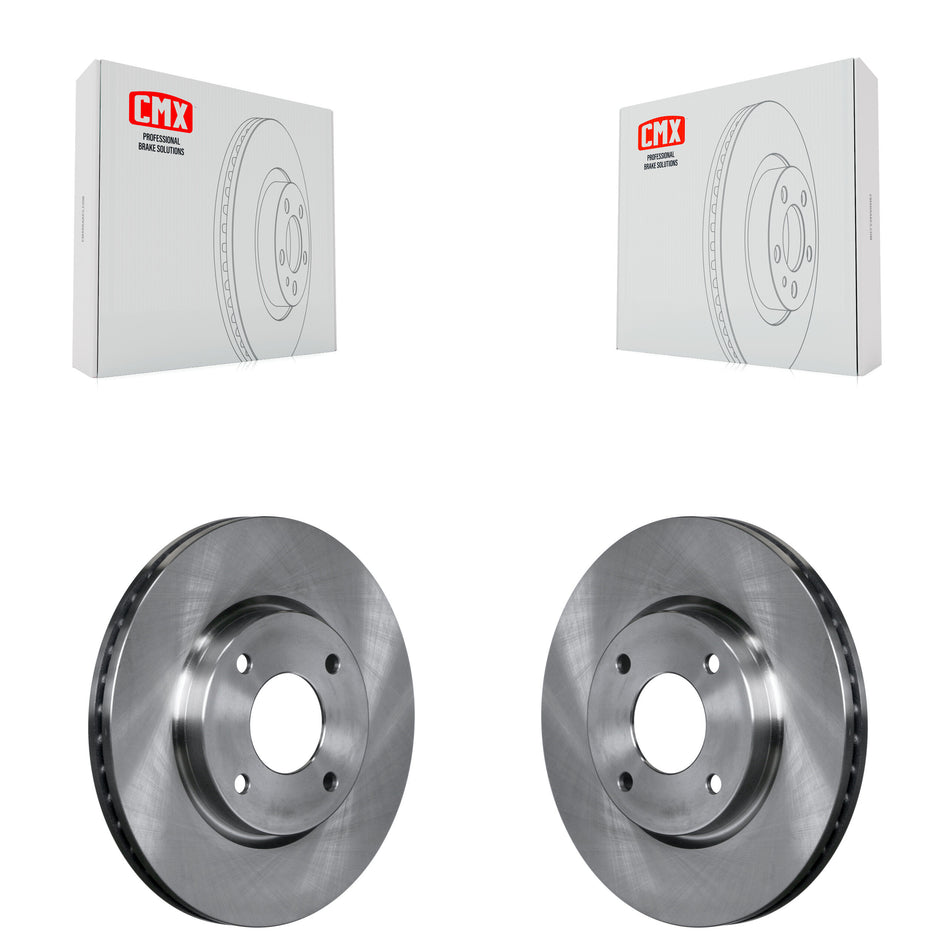Front Disc Brake Rotors Pair For Nissan Sentra Versa Cube K8-100445