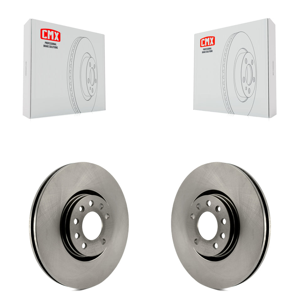 Front Disc Brake Rotors Pair For Saab 9-3 9-3X With 314mm Diameter Rotor K8-100452