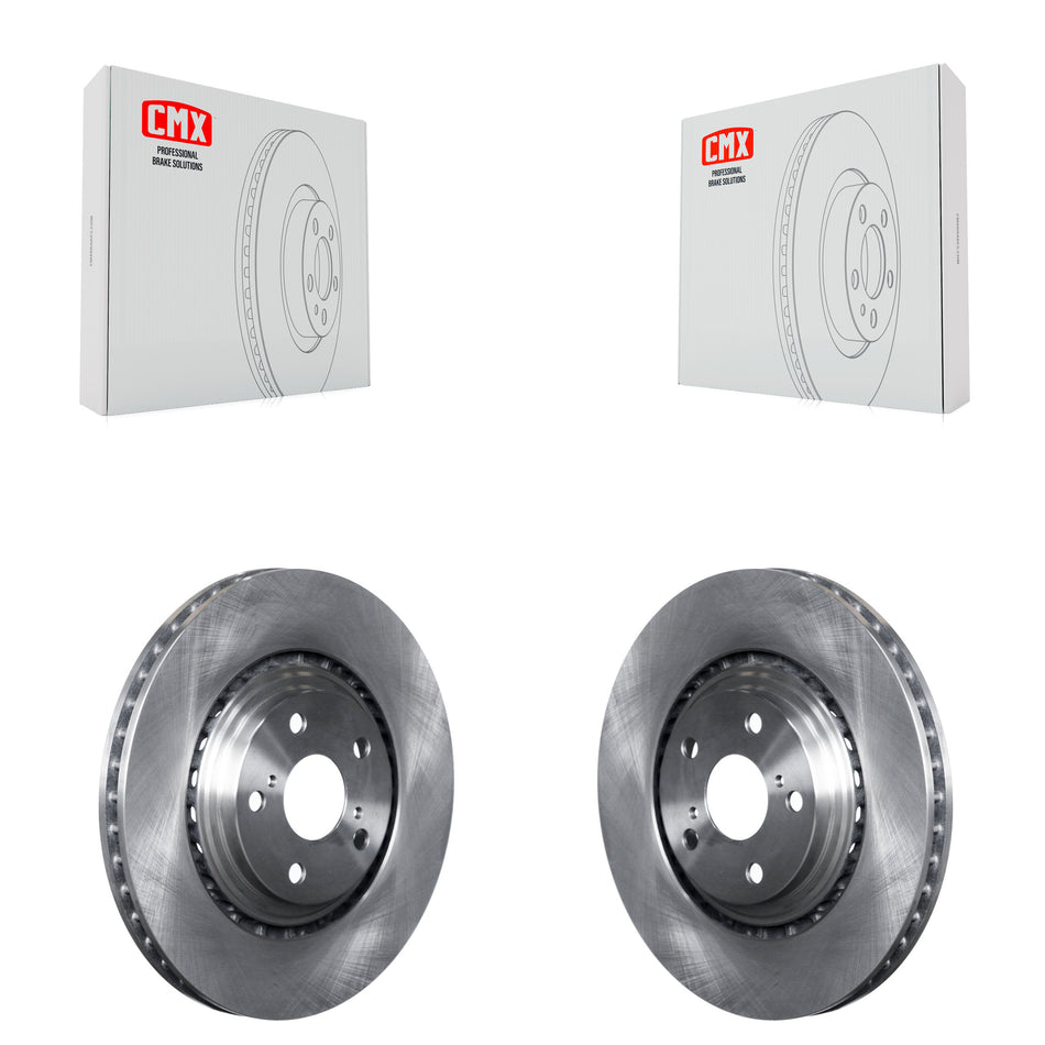 Front Disc Brake Rotors Pair For Toyota Highlander Sienna Lexus RX350 NX200t NX300 RX450h NX300h K8-100468