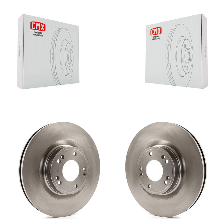 Front Disc Brake Rotors Pair For 2009-2011 Hyundai Genesis 3.8L K8-100487