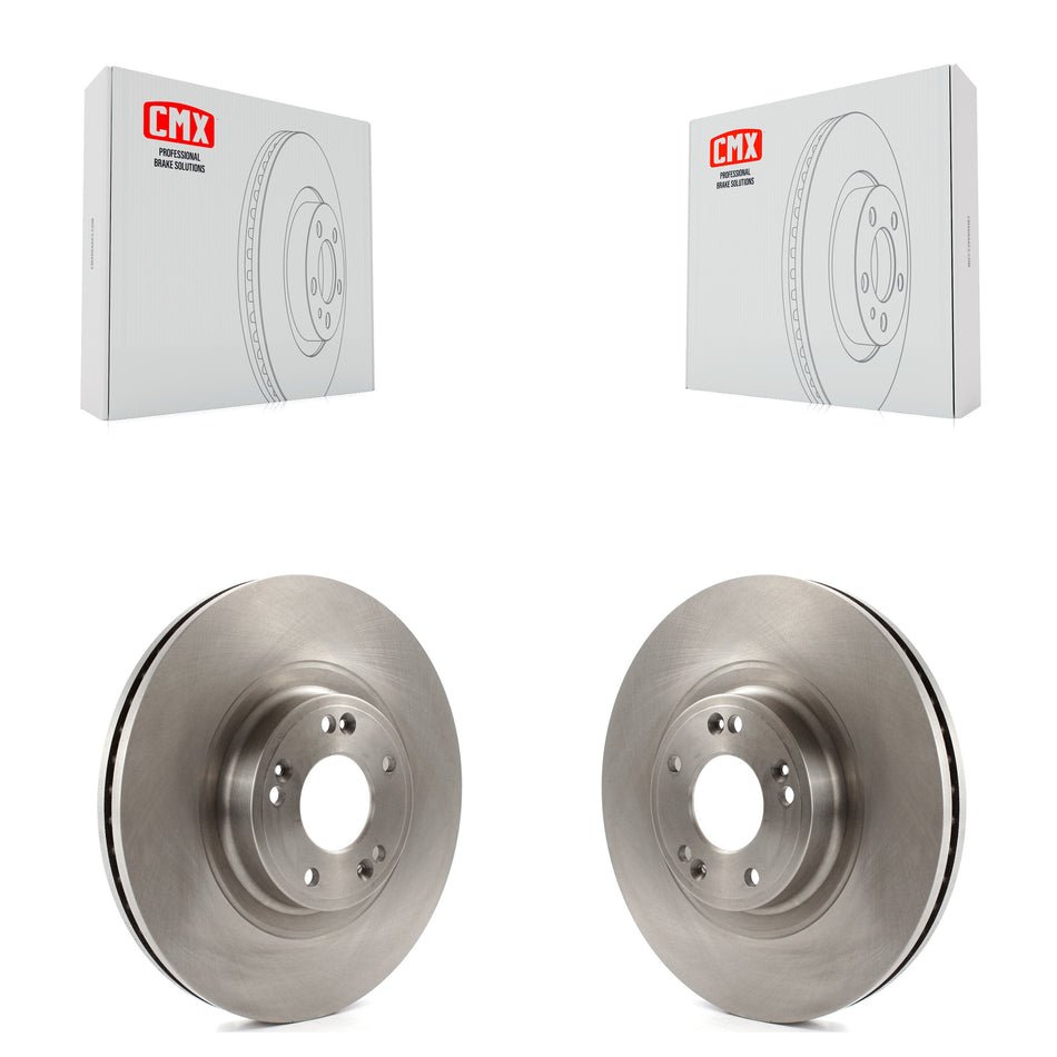 Front Disc Brake Rotors Pair For Hyundai Genesis K8-100488