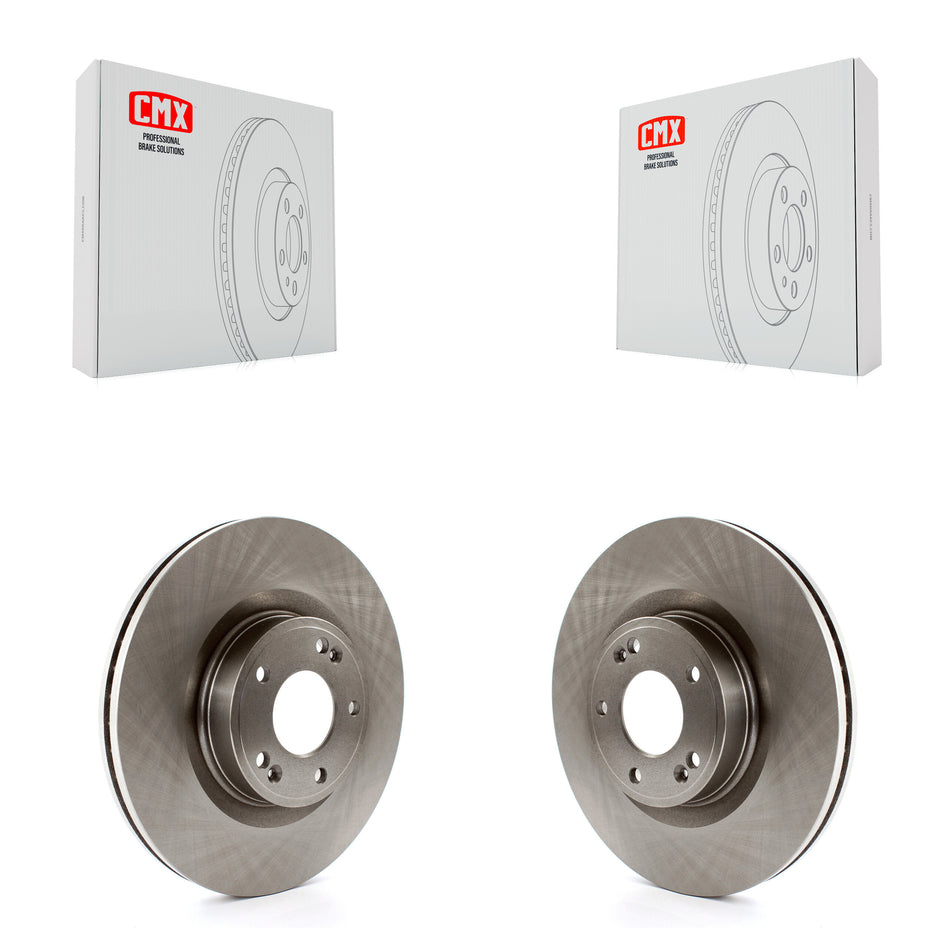 Front Disc Brake Rotors Pair For Hyundai Genesis Coupe K8-100498