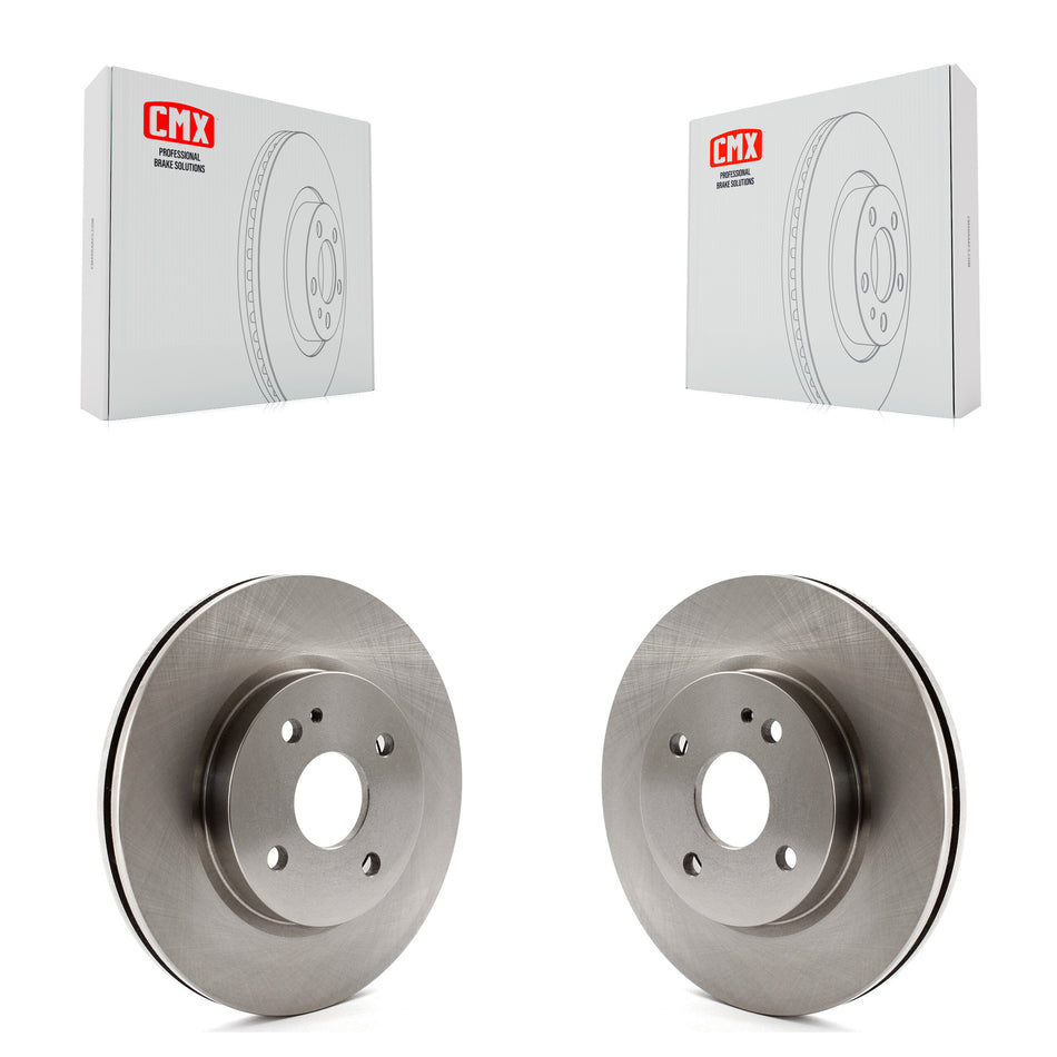 Front Disc Brake Rotors Pair For 2011-2014 Mazda 2 K8-100507