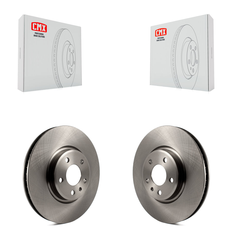 Front Disc Brake Rotors Pair For Audi Q5 A4 A5 Quattro A7 allroad A6 S5 K8-100517