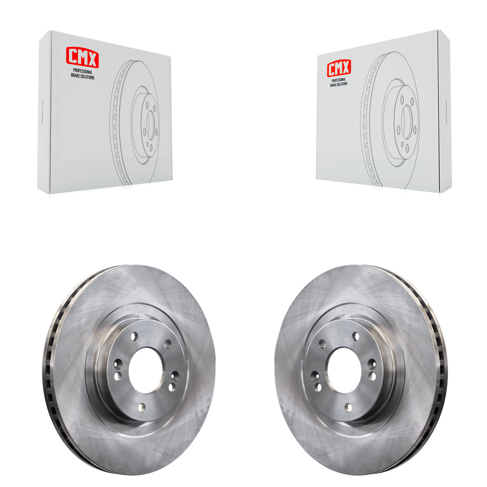 Front Disc Brake Rotors Pair For Hyundai Kia Sorento Santa Fe Sport XL K8-100530