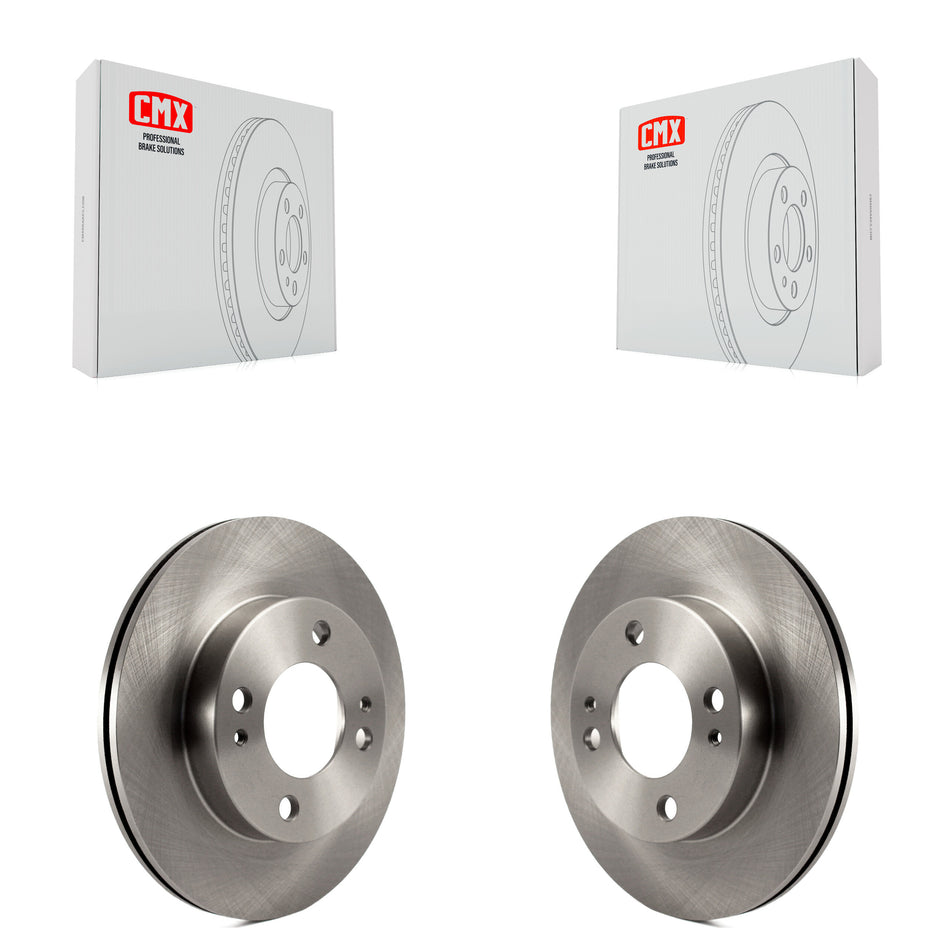Front Disc Brake Rotors Pair For 2014-2015 Mitsubishi Mirage K8-100541