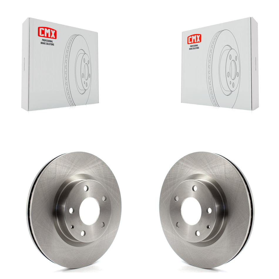 Front Disc Brake Rotors Pair For Mazda 3 CX-3 Sport K8-100543