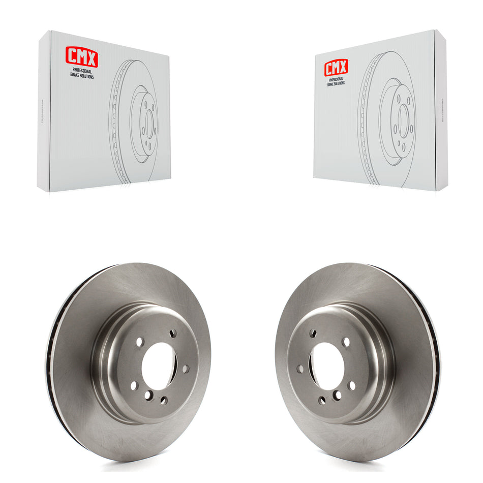 Front Disc Brake Rotors Pair For BMW 650i 535i 550i 645Ci 545i K8-100563