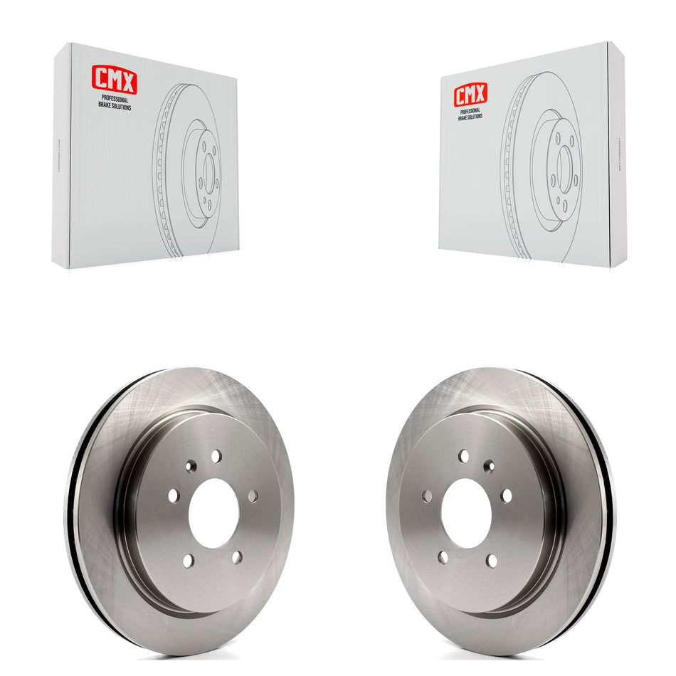 Rear Disc Brake Rotors Pair For Cadillac CTS STS Seville K8-100580