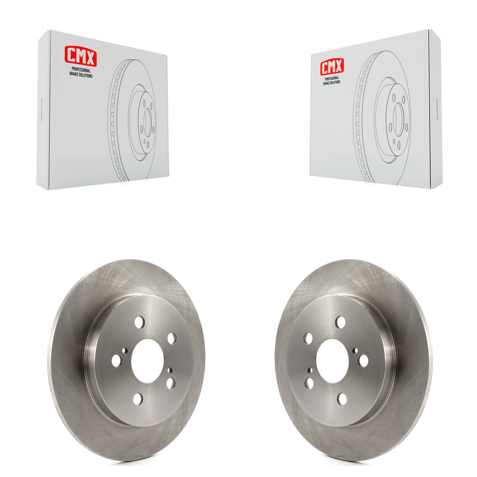 Rear Disc Brake Rotors Pair For Toyota Corolla Prius Matrix Prime Pontiac Vibe Lexus CT200h Plug-In AWD-e K8-100603