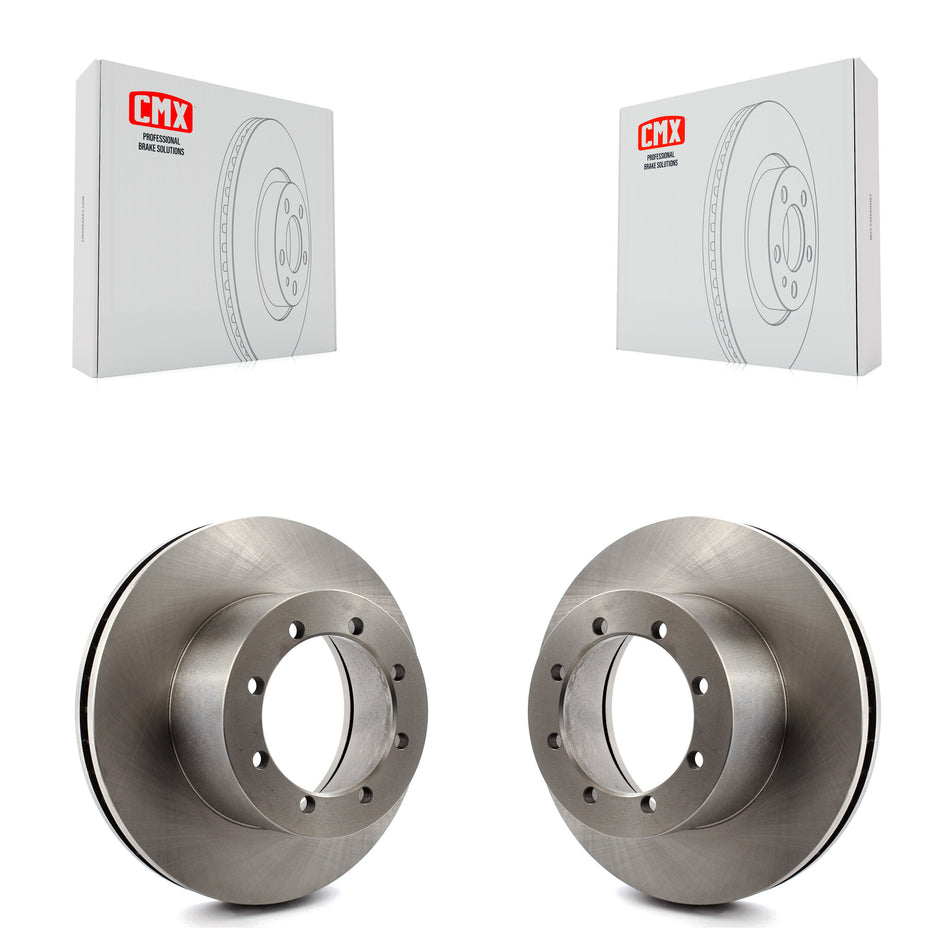 Rear Disc Brake Rotors Pair For Ford E-350 Super Duty E-450 Econoline K8-100634