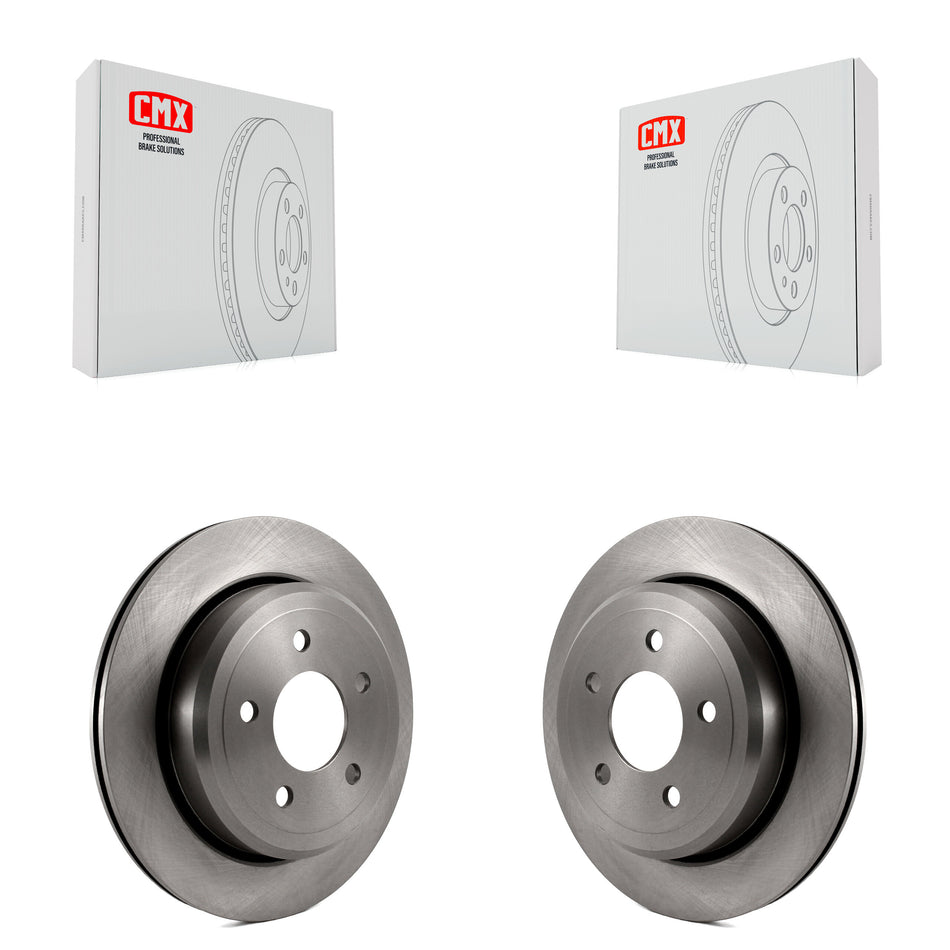 Rear Disc Brake Rotors Pair For Ford Crown Victoria Mercury Grand Marquis Marauder K8-100647