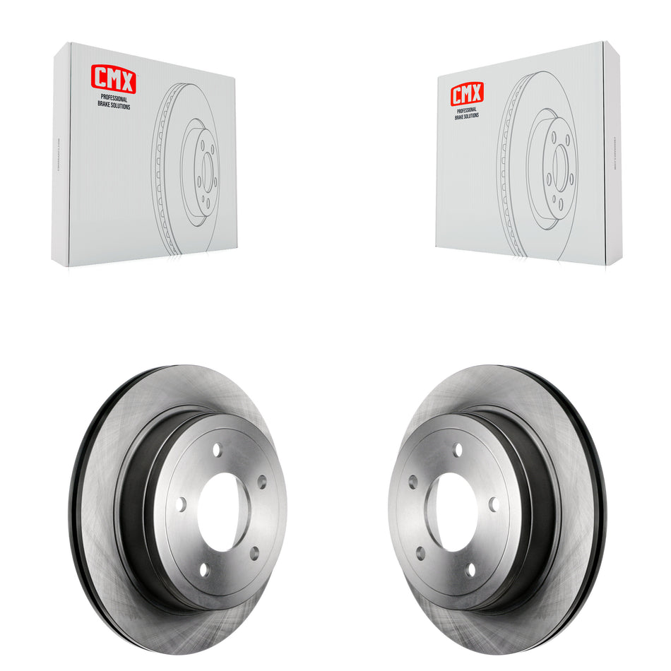 Rear Disc Brake Rotors Pair For Ford E-150 Club Wagon Econoline K8-100657