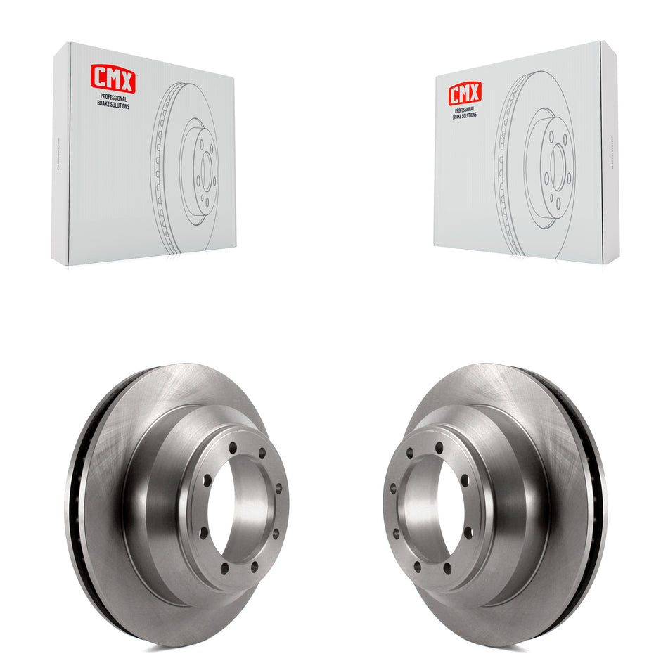 Rear Disc Brake Rotors Pair For Ford E-350 Super Duty Econoline With Dual Wheels K8-100663