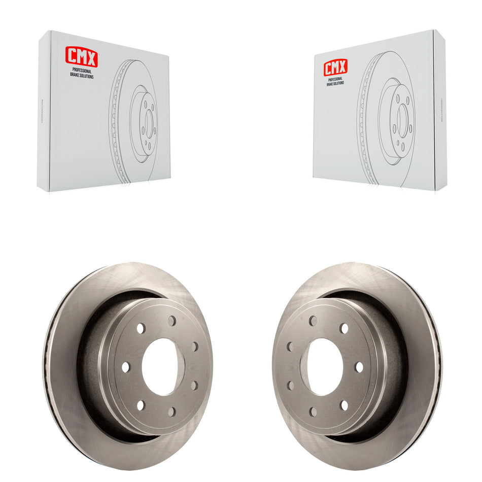 Rear Disc Brake Rotors Pair For 2012-2014 Ford F-150 With 7 Lug Wheels K8-100669