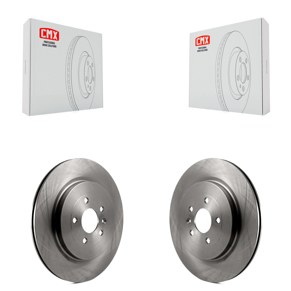 Rear Disc Brake Rotors Pair For Ford Explorer Taurus Flex Police Interceptor Utility Lincoln Sedan MKS MKT Special Service K8-100670