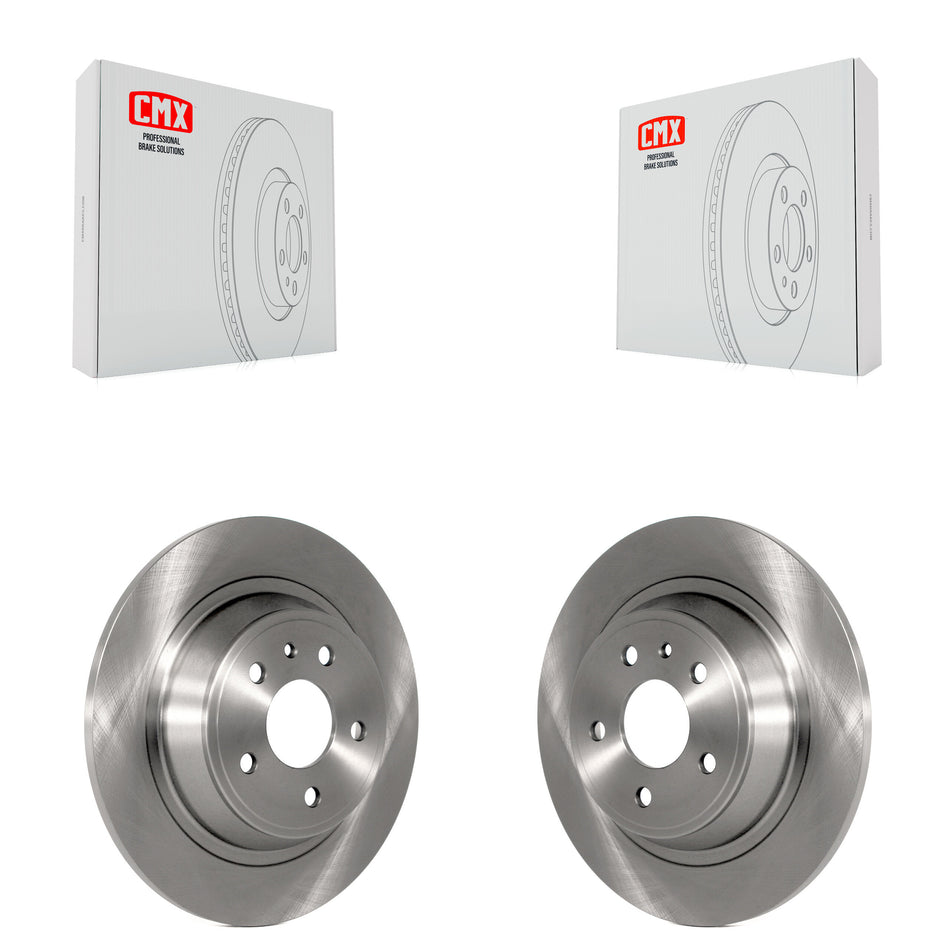 Rear Disc Brake Rotors Pair For Ford Fusion Lincoln MKZ K8-100672