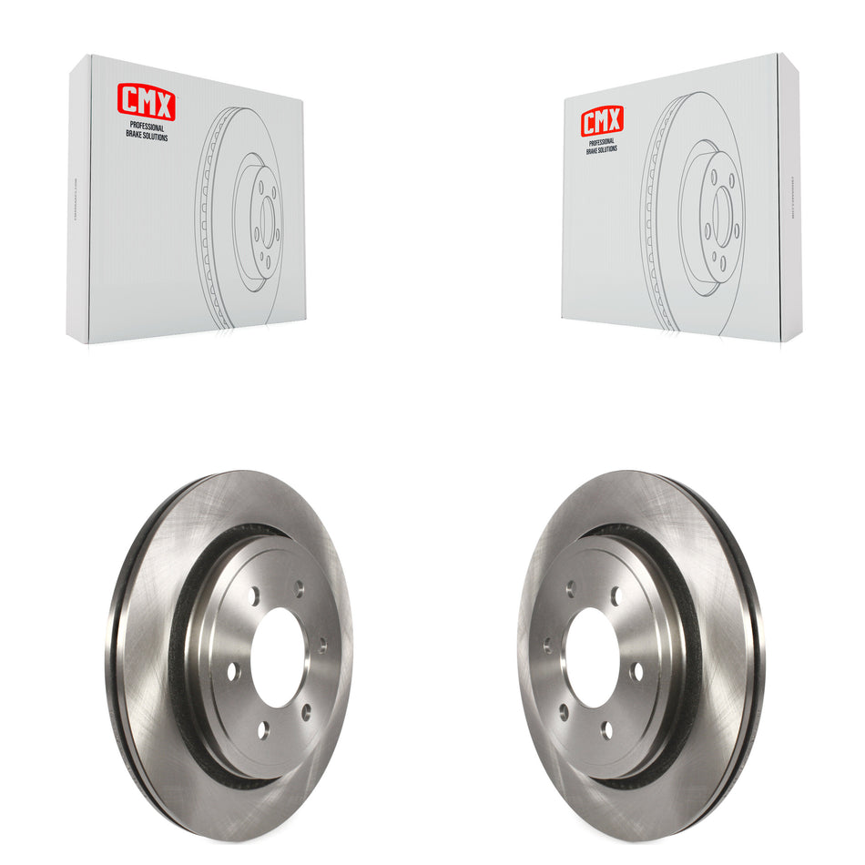 Rear Disc Brake Rotors Pair For 2015-2017 Ford F-150 With Electric Parking K8-100678