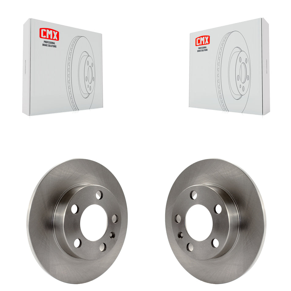 Rear Disc Brake Rotors Pair For Volkswagen Jetta Beetle Golf Audi TT City K8-100748