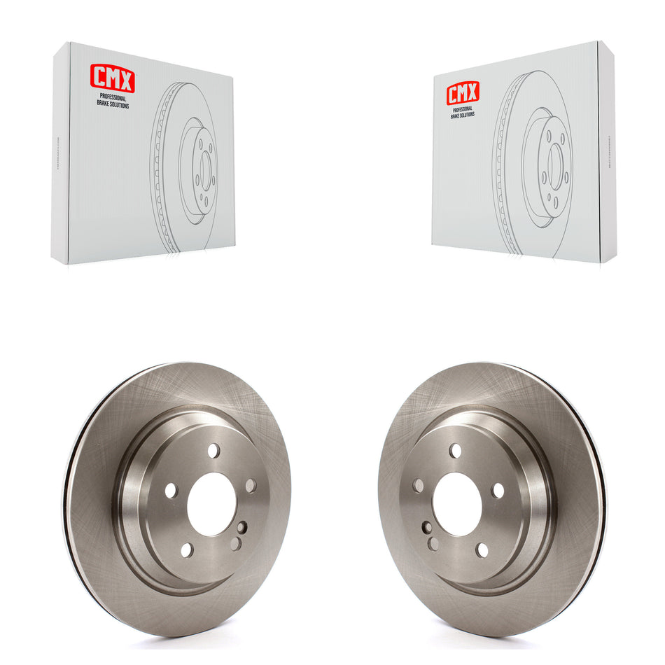 Rear Disc Brake Rotors Pair For Mercedes-Benz S430 S500 CL500 S55 AMG K8-100765