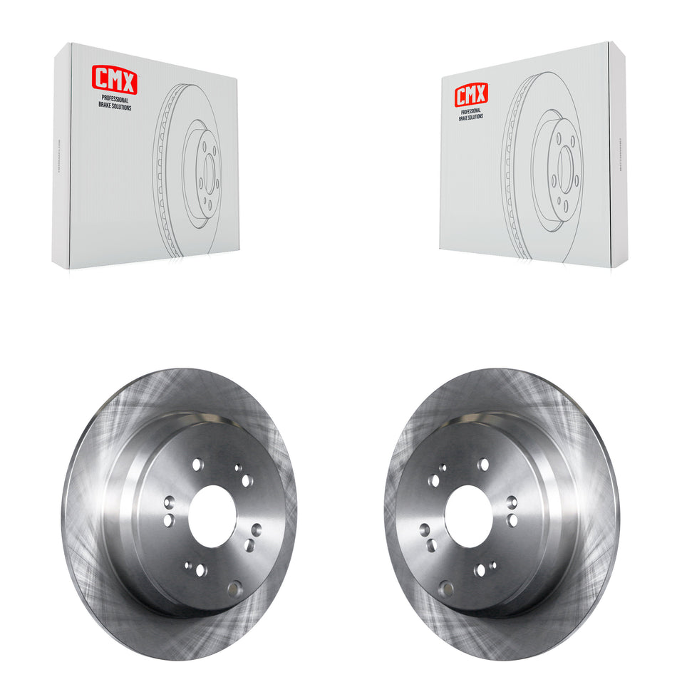 Rear Disc Brake Rotors Pair For Honda CR-V Acura RDX K8-100808