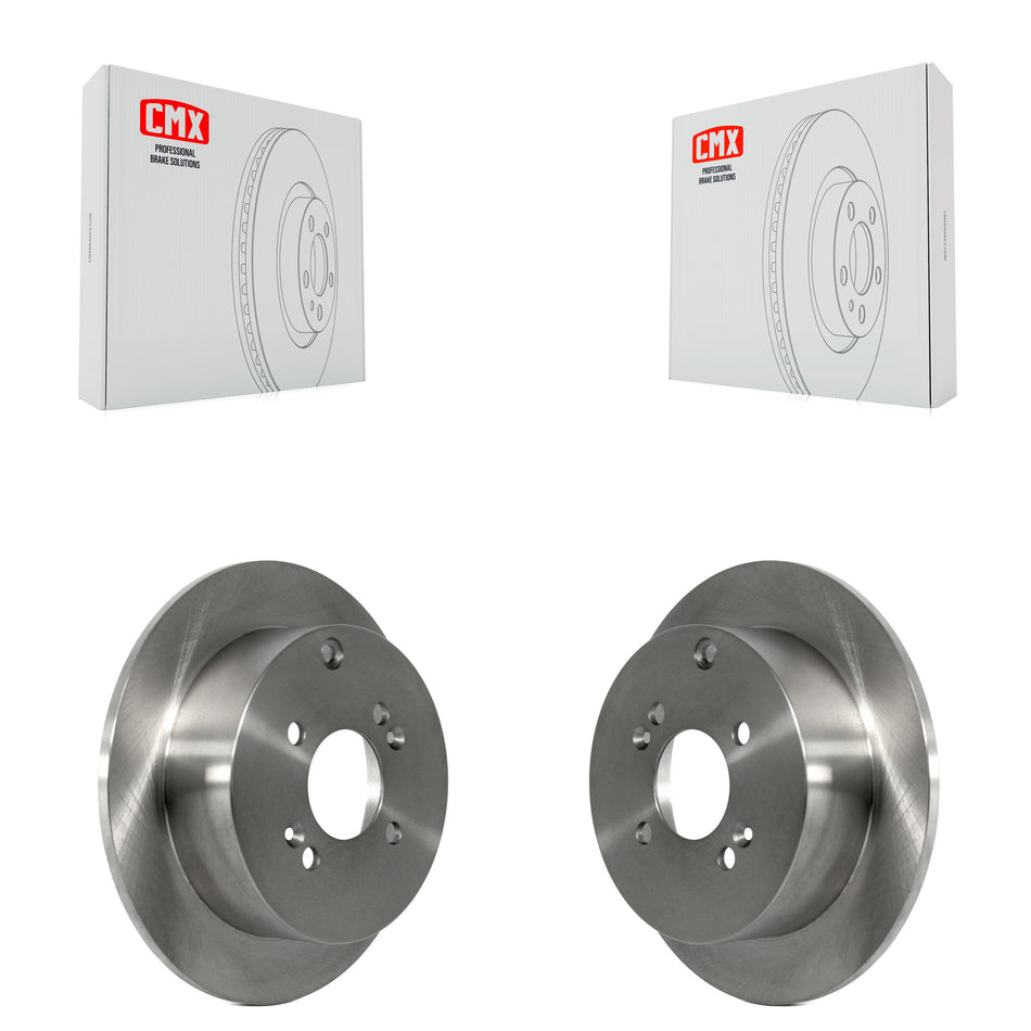 Rear Disc Brake Rotors Pair For 2006-2010 Hyundai Accent Kia Rio Rio5 K8-100831