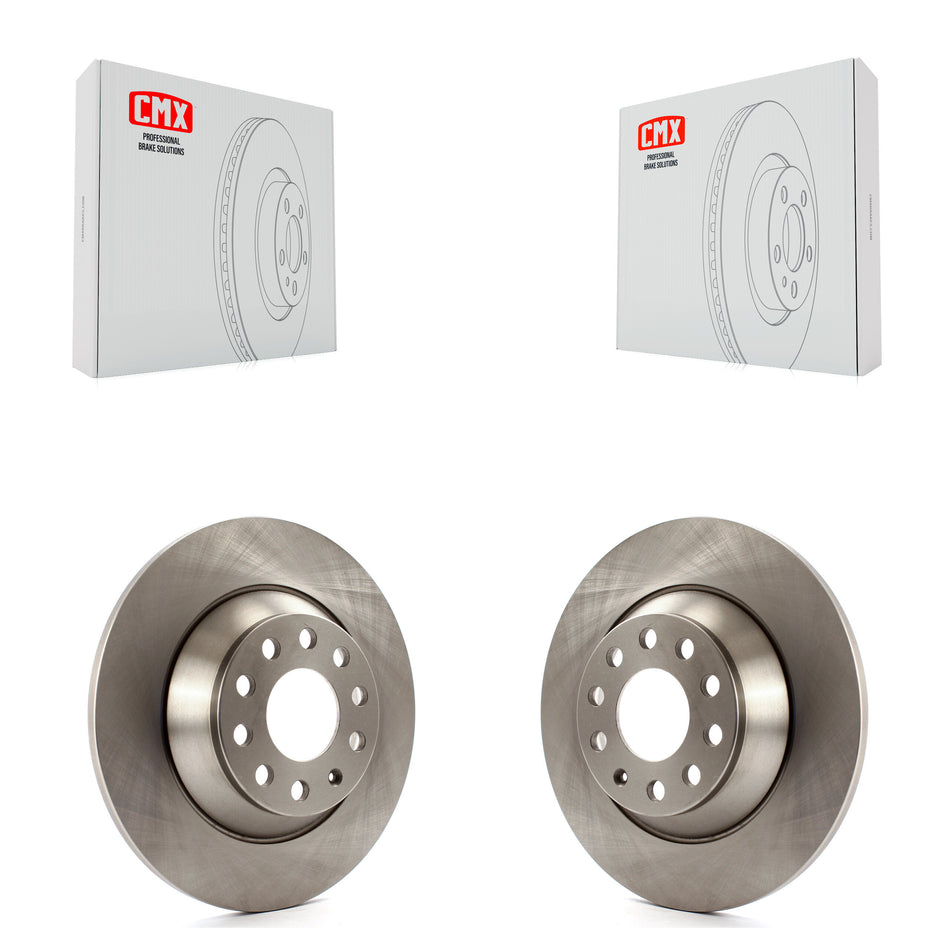 Rear Disc Brake Rotors Pair For Audi A6 Quattro With 302mm Diameter Rotor K8-100839