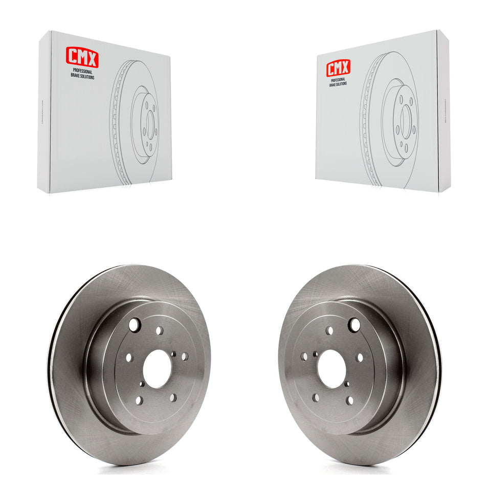 Rear Disc Brake Rotors Pair For Subaru Impreza WRX STI K8-100884