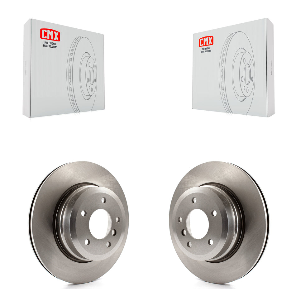 Rear Disc Brake Rotors Pair For BMW 135i 135is K8-100886