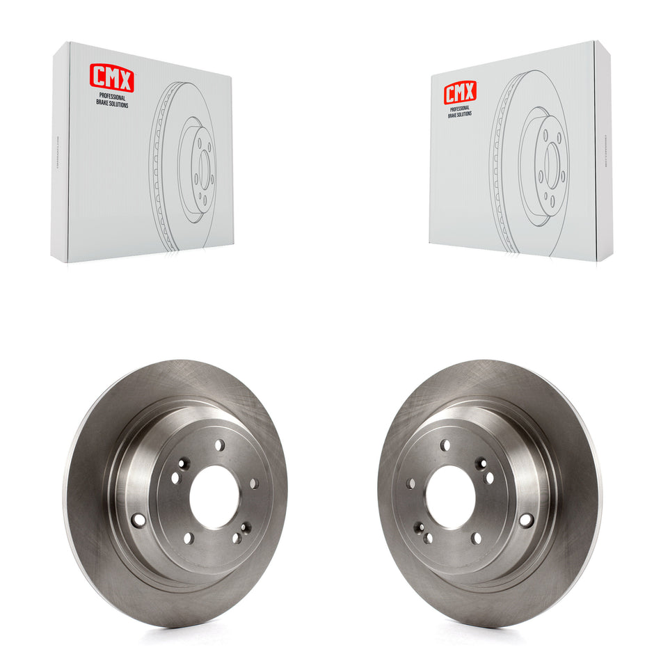 Rear Disc Brake Rotors Pair For Hyundai Genesis G80 Kia K900 K8-100890