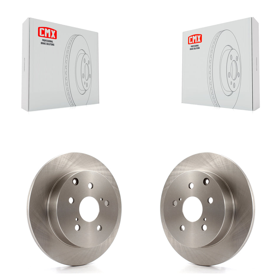 Rear Disc Brake Rotors Pair For Toyota Prius V Mirai K8-100921