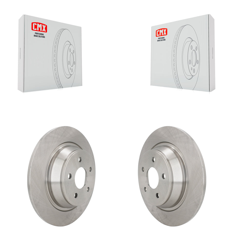 Rear Disc Brake Rotors Pair For 2012-2015 Land Rover Range Evoque K8-100922