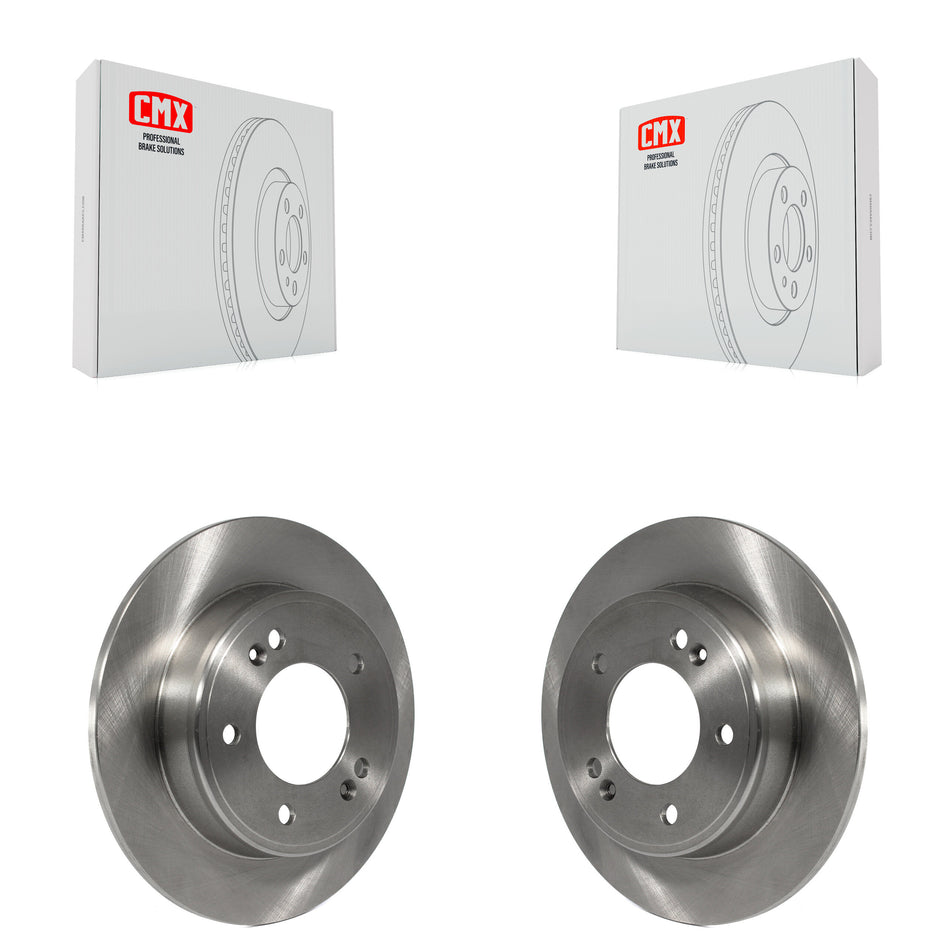 Rear Disc Brake Rotors Pair For Hyundai Elantra Kia Soul Forte Veloster GT Kona Forte5 Coupe Koup Venue Seltos K8-100923