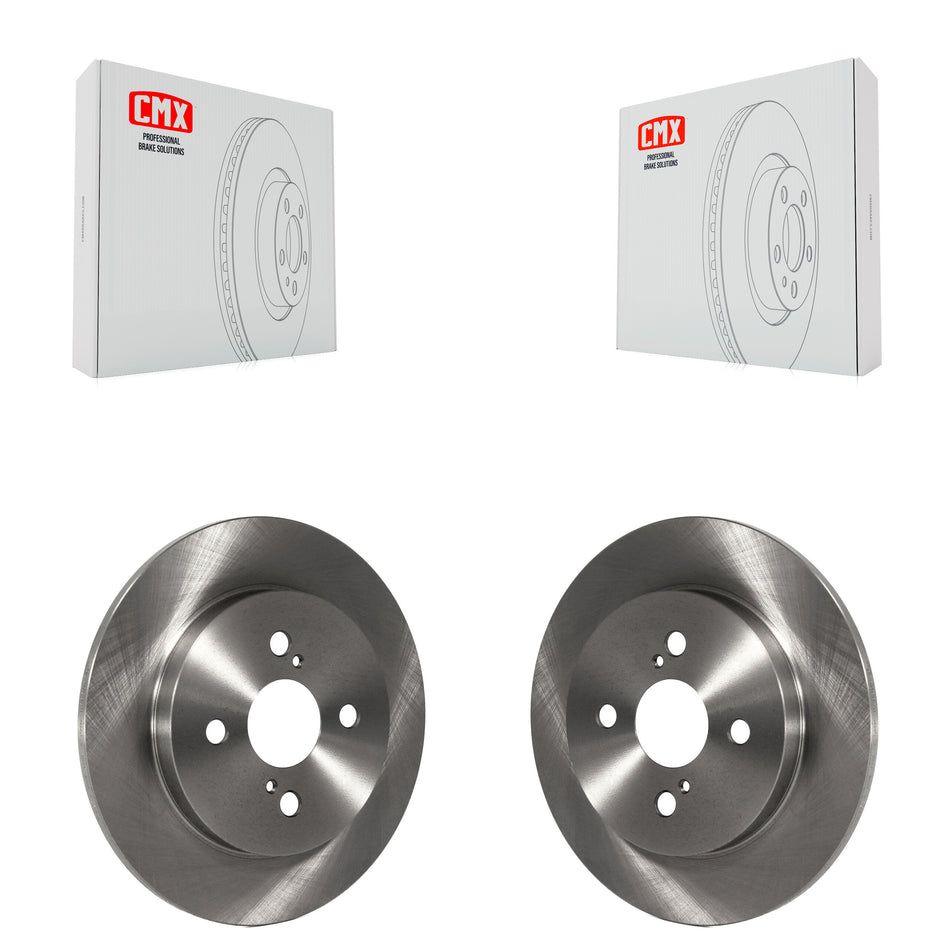 Rear Disc Brake Rotors Pair For 2012-2018 Toyota Yaris K8-100930