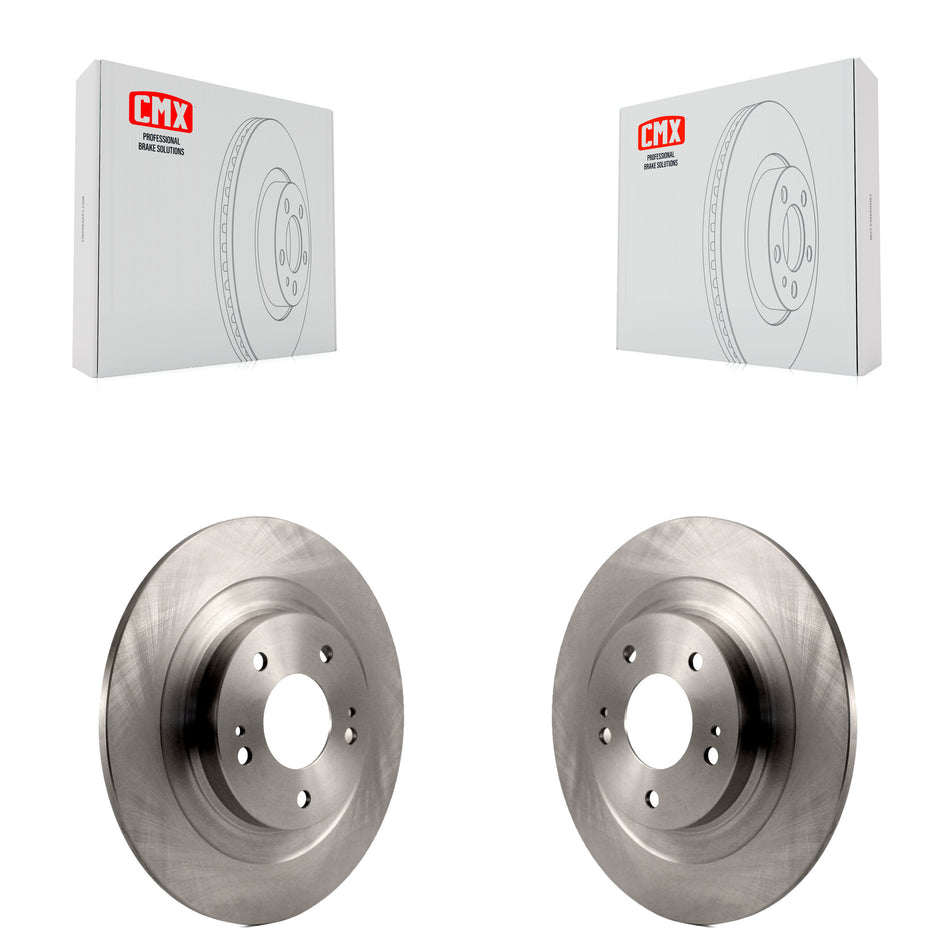 Rear Disc Brake Rotors Pair For Mitsubishi Outlander Sport Eclipse Cross PHEV RVR K8-100935