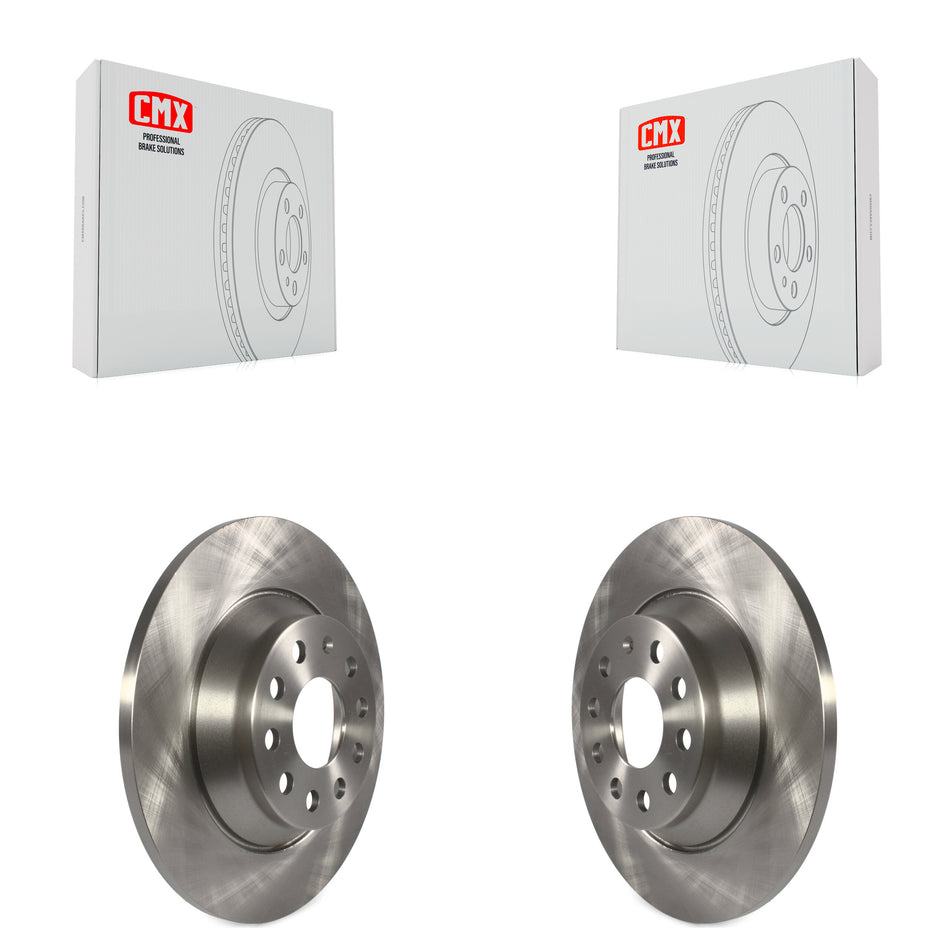 Rear Disc Brake Rotors Pair For Volkswagen Tiguan Jetta Audi Q3 Quattro TT K8-100943