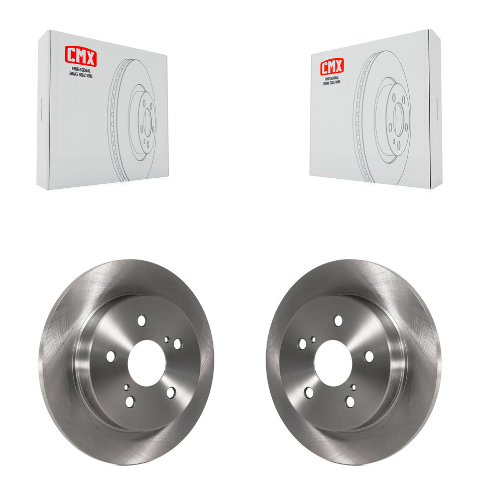 Rear Disc Brake Rotors Pair For Toyota Camry RAV4 Lexus NX200t C-HR NX300 ES350 Avalon NX300h ES300h UX250h UX200 ES250 Venza Highlander Corolla Cross K8-100950